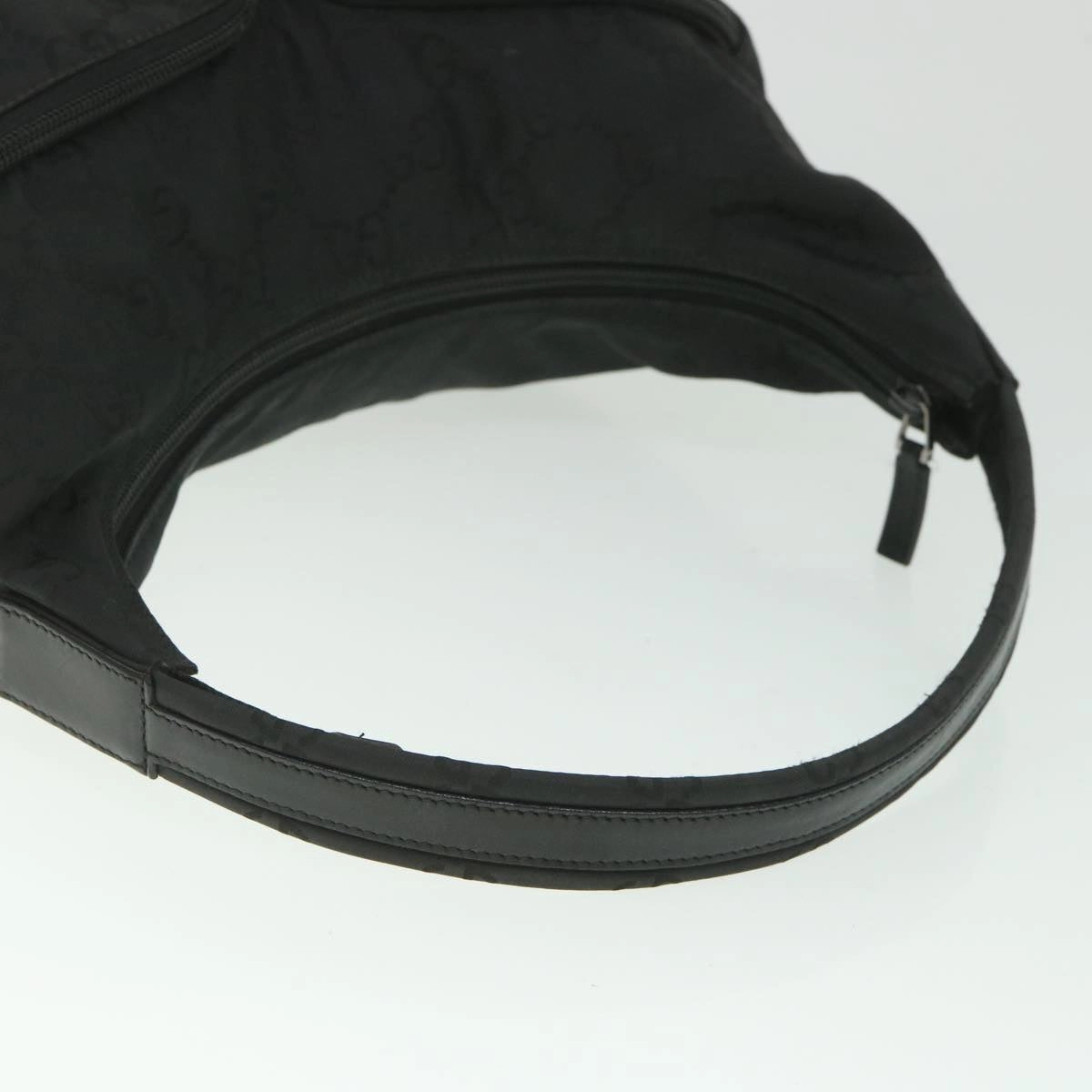 GUCCI GG Canvas Shoulder Bag Black 001 3380 1705  ep1926