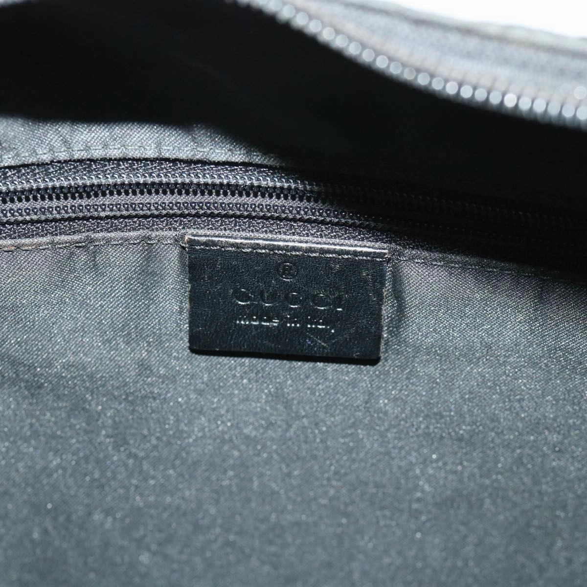 GUCCI GG Canvas Shoulder Bag Black 001 3380 1705  ep1926