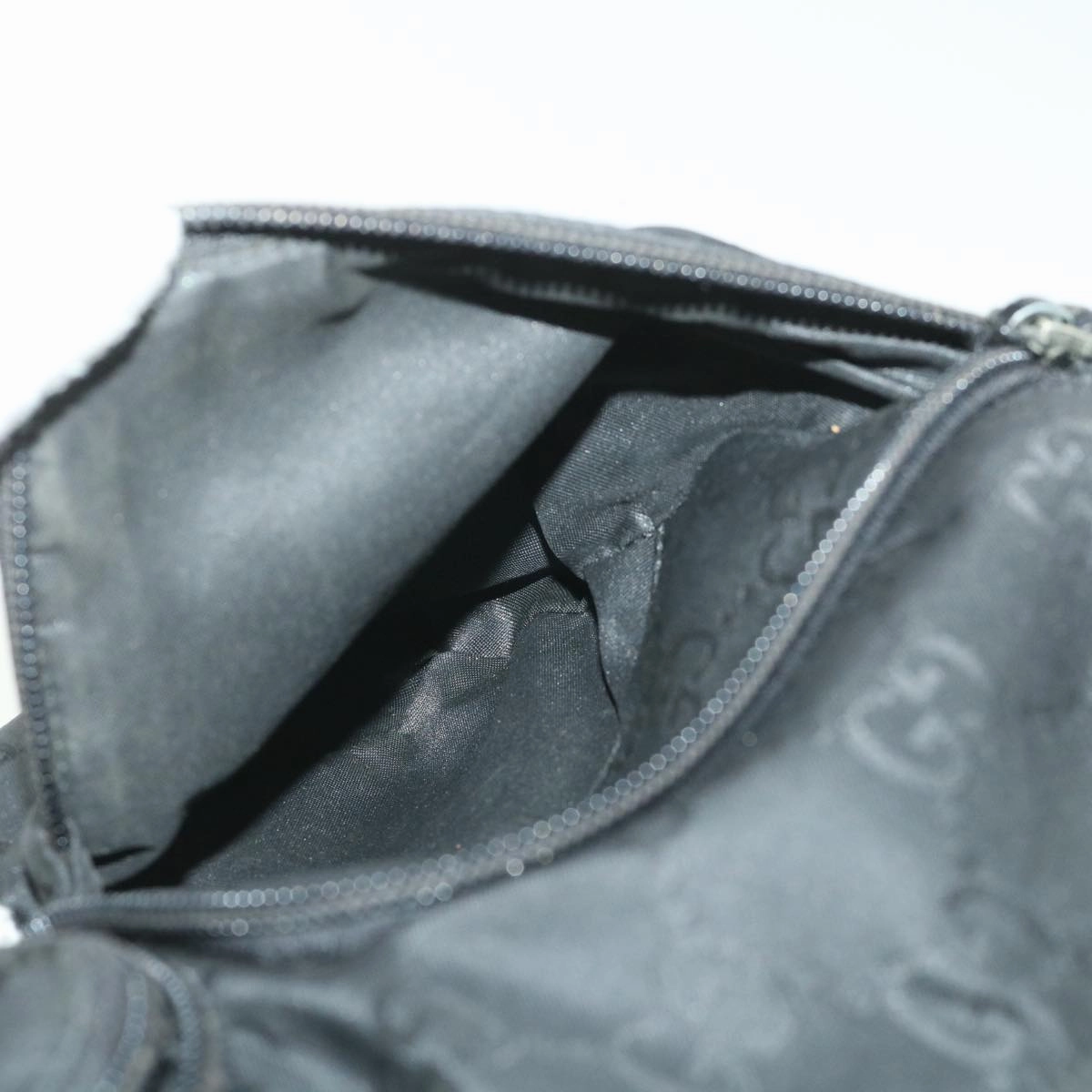 GUCCI GG Canvas Shoulder Bag Black 001 3380 1705  ep1926