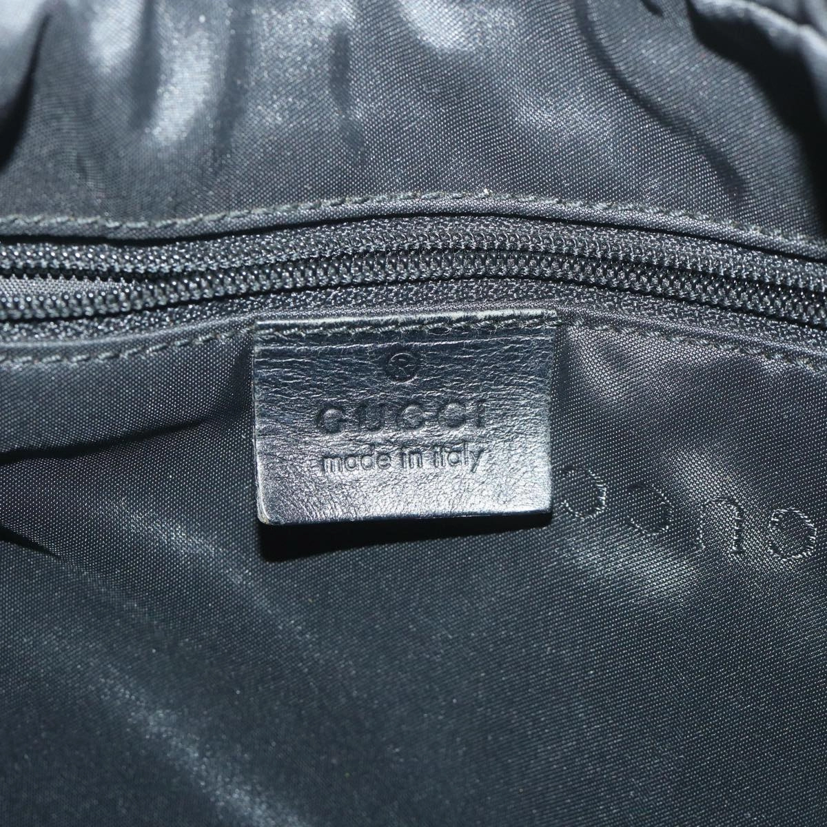 GUCCI GG Canvas Shoulder Bag Black 001 3814  9078