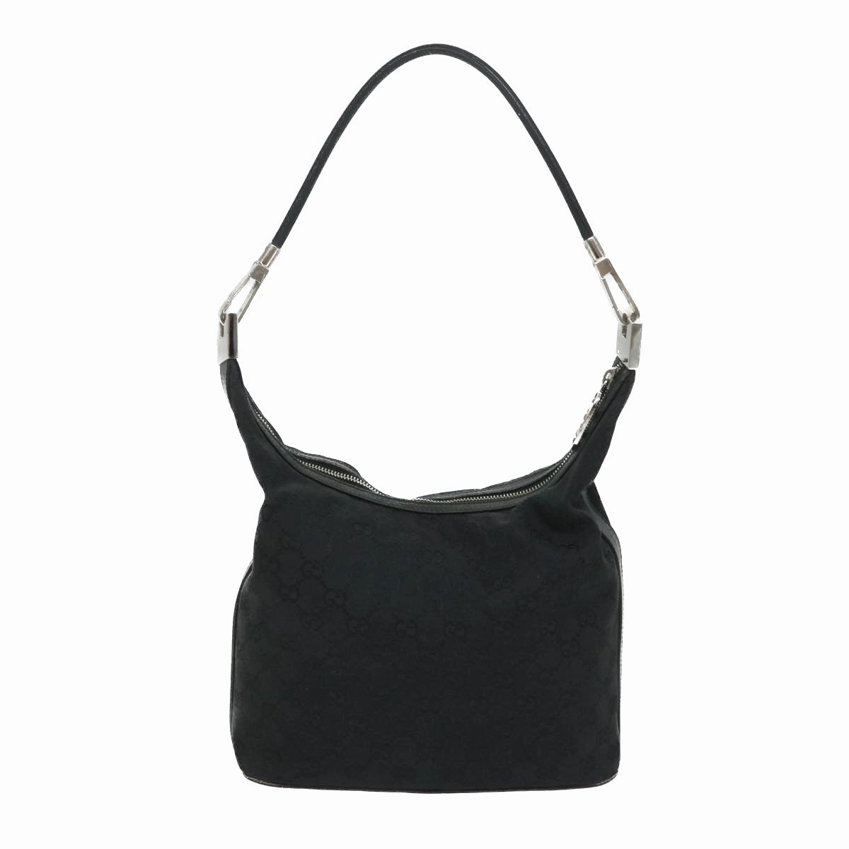 GUCCI GG Canvas Shoulder Bag Black 001 3814  9078