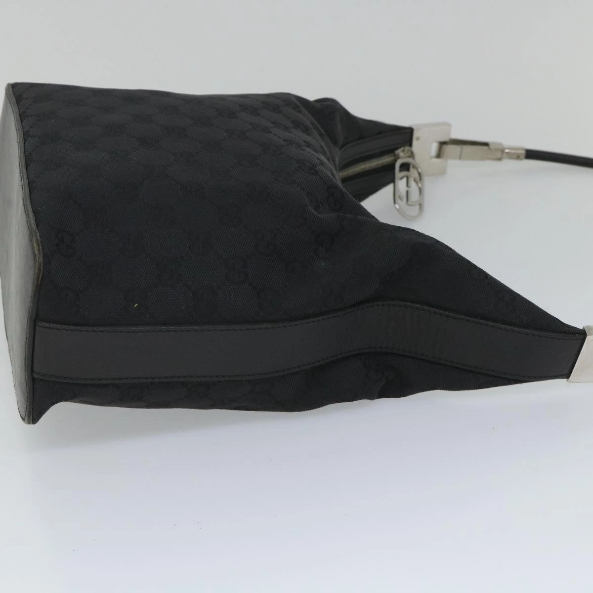 GUCCI GG Canvas Shoulder Bag Black 001 3814  9078