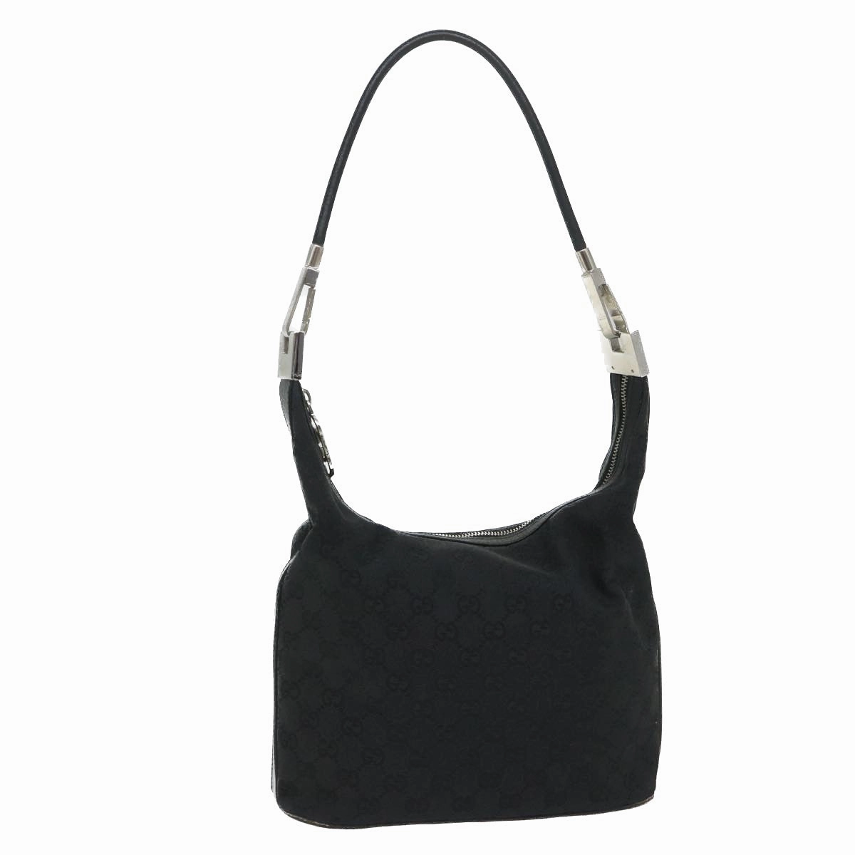 GUCCI GG Canvas Shoulder Bag Black 001 3814  9078