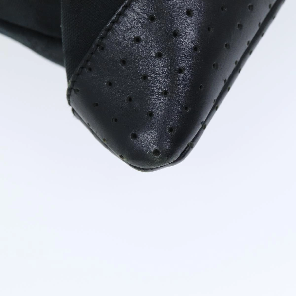 GUCCI GG Canvas Shoulder Bag Black 145856  74657