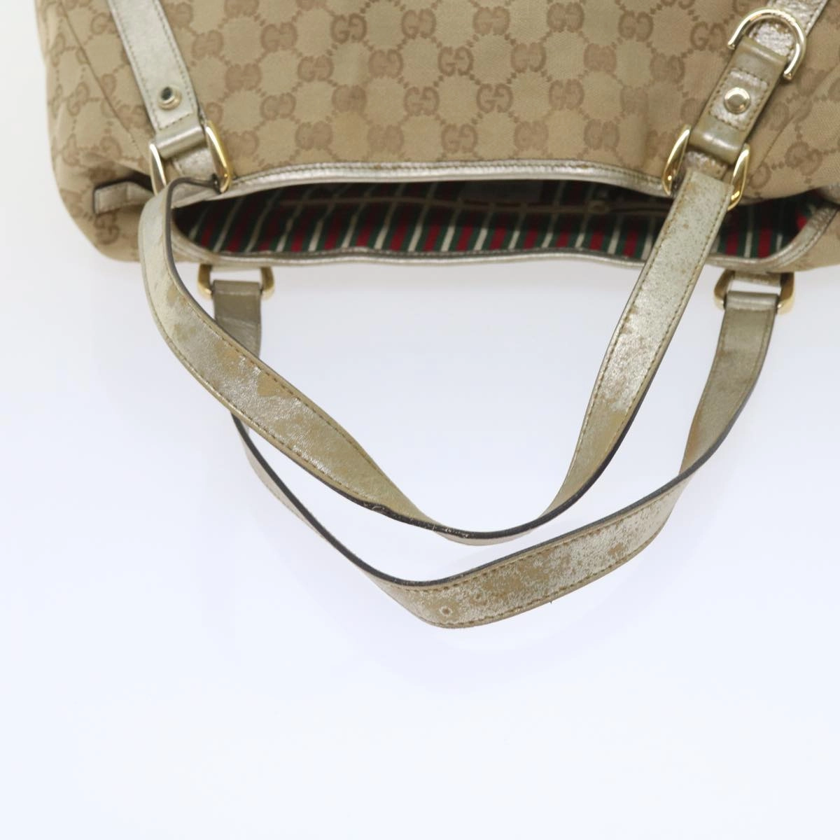 GUCCI GG Canvas Shoulder Bag Nylon Leather 3Set Beige Brown black  bs8794
