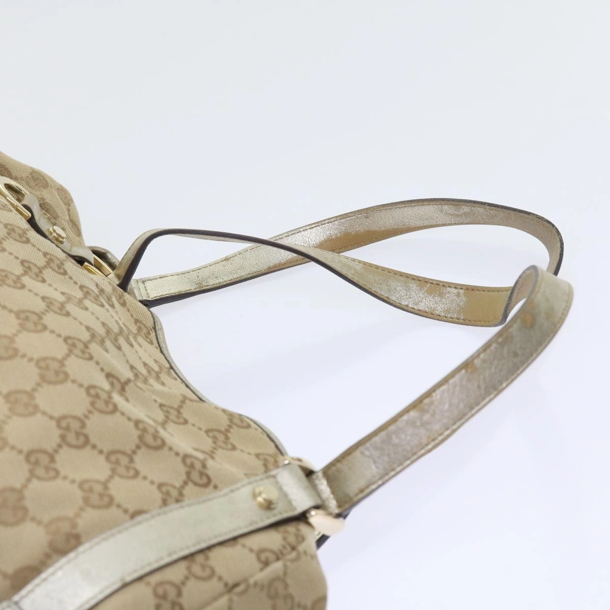 GUCCI GG Canvas Shoulder Bag Nylon Leather 3Set Beige Brown black  bs8794