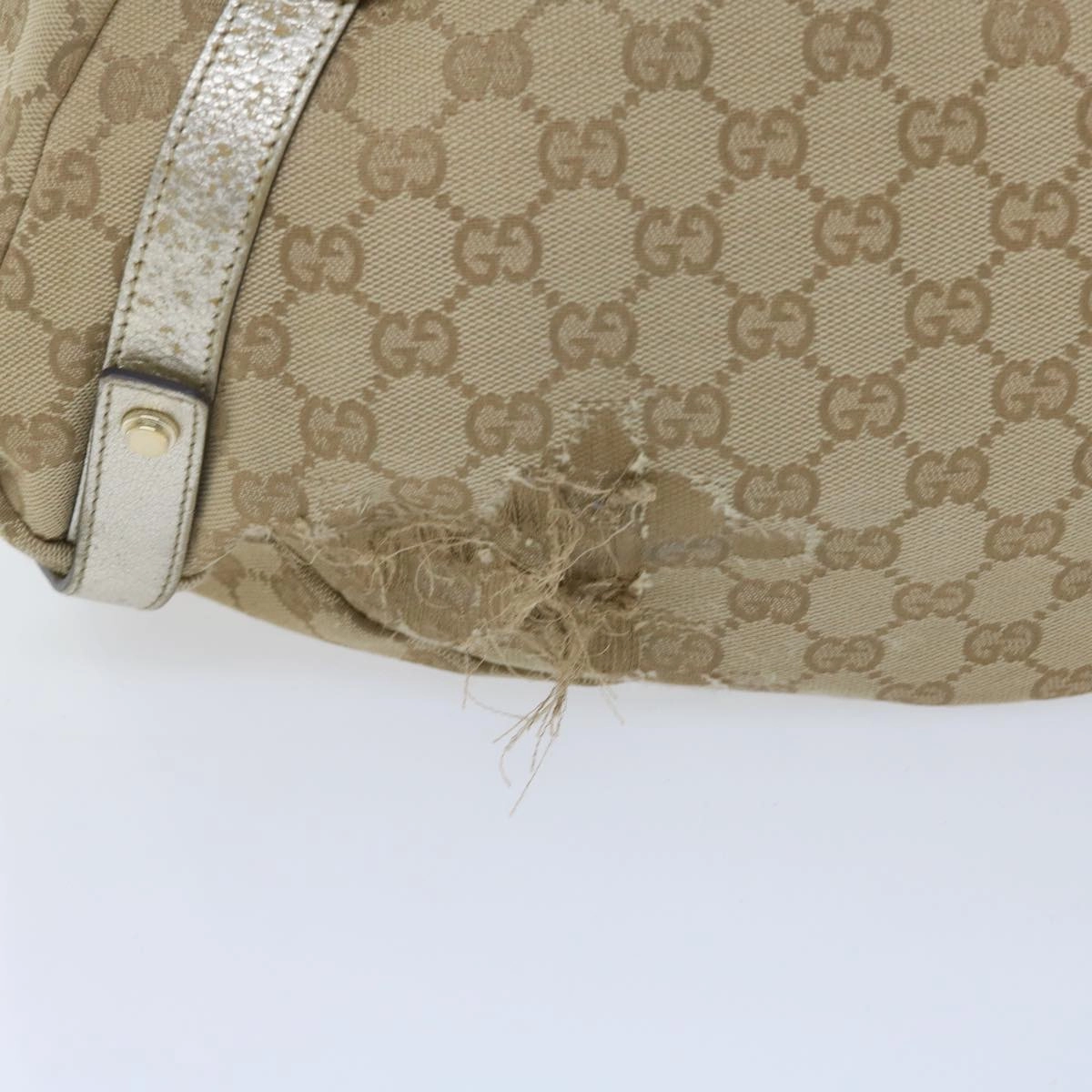 GUCCI GG Canvas Shoulder Bag Nylon Leather 3Set Beige Brown black  bs8794