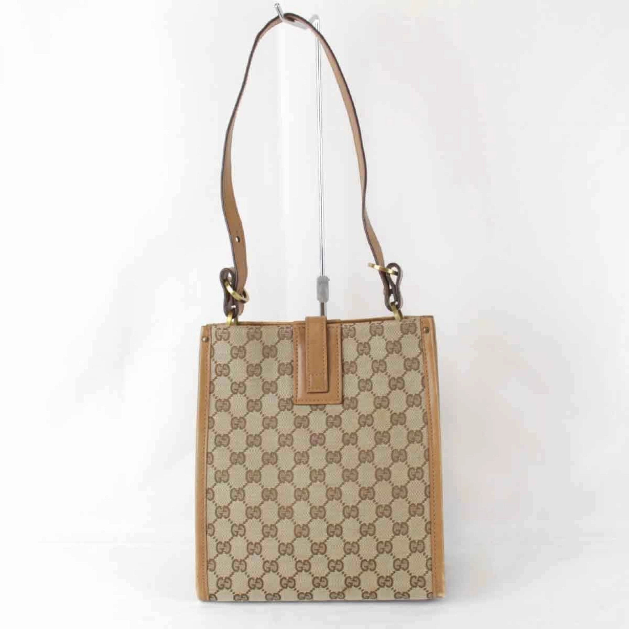 Gucci  Gg Canvas Shoulder Bag (Pre-Owned)