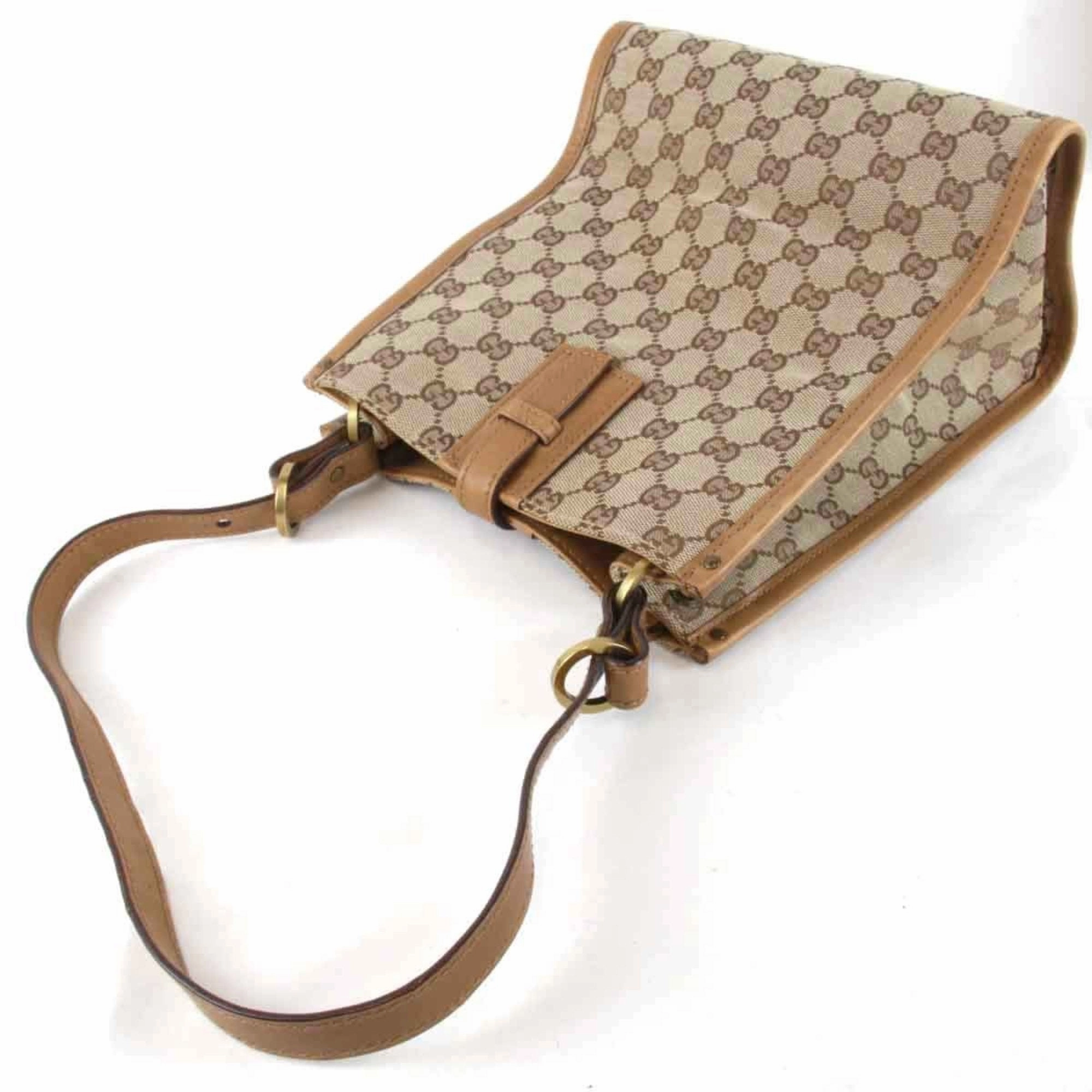 Gucci  Gg Canvas Shoulder Bag (Pre-Owned)