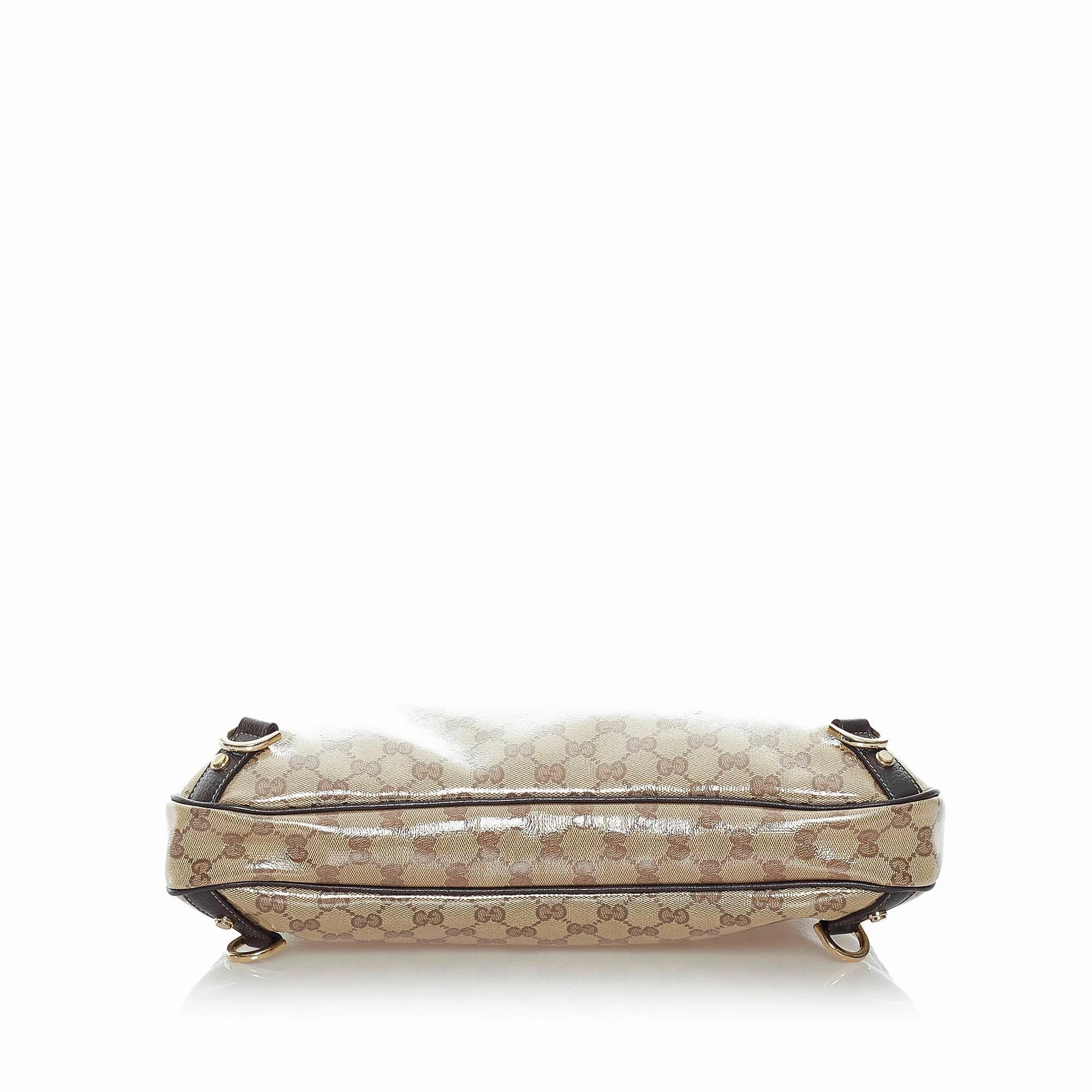 Gucci GG Crystal Abbey D Ring Shoulder Bag (SHG-32112)