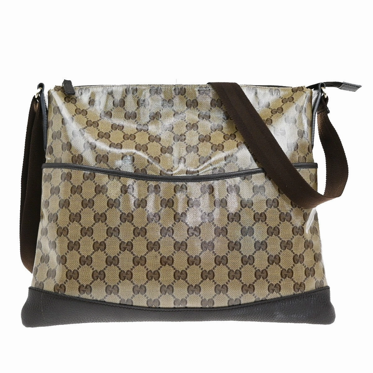 Gucci Gg Crystal Canvas Shoulder Bag (Pre-Owned)
