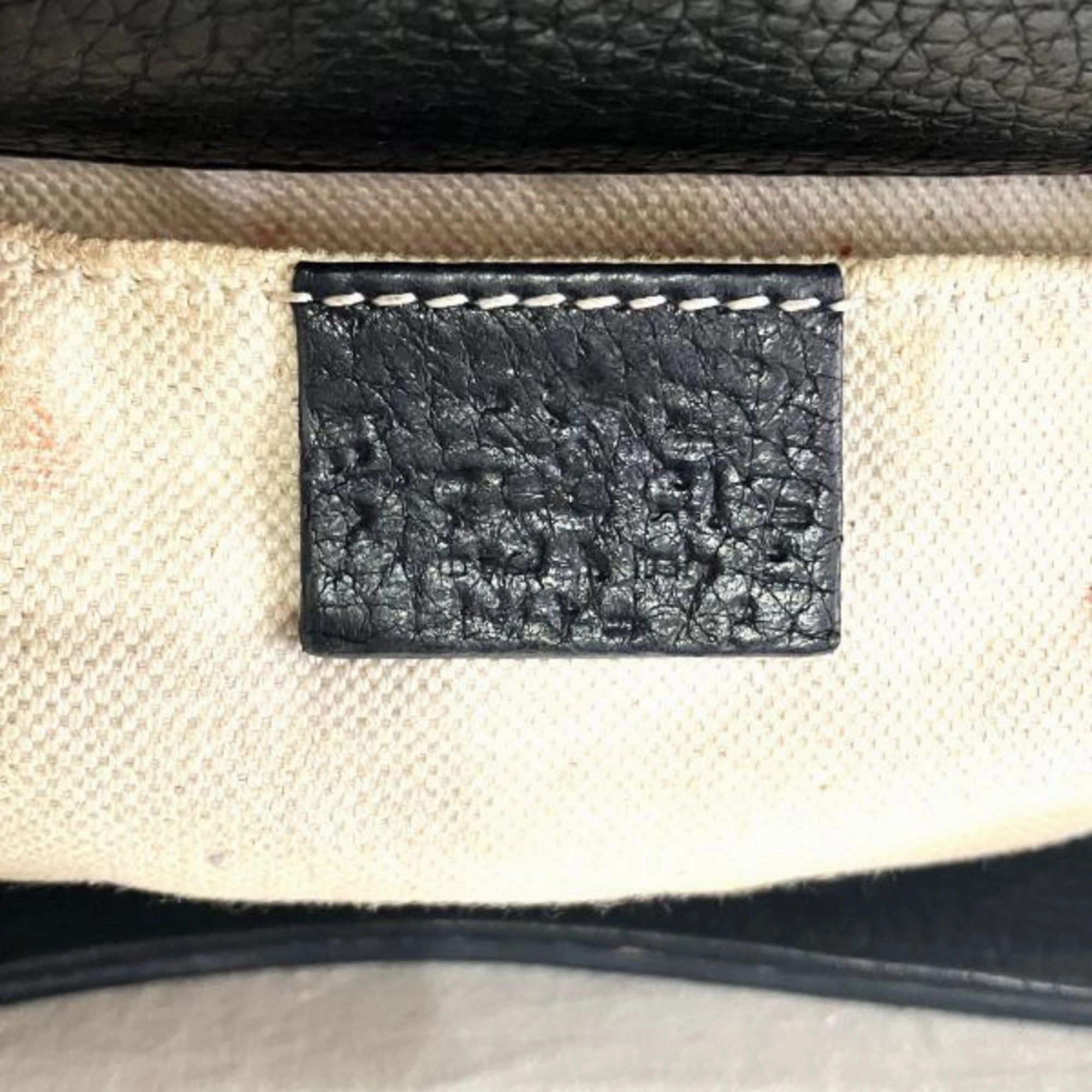 Gucci Gg Marmont Leather Handbag Shoulder Bag (Pre-Owned)