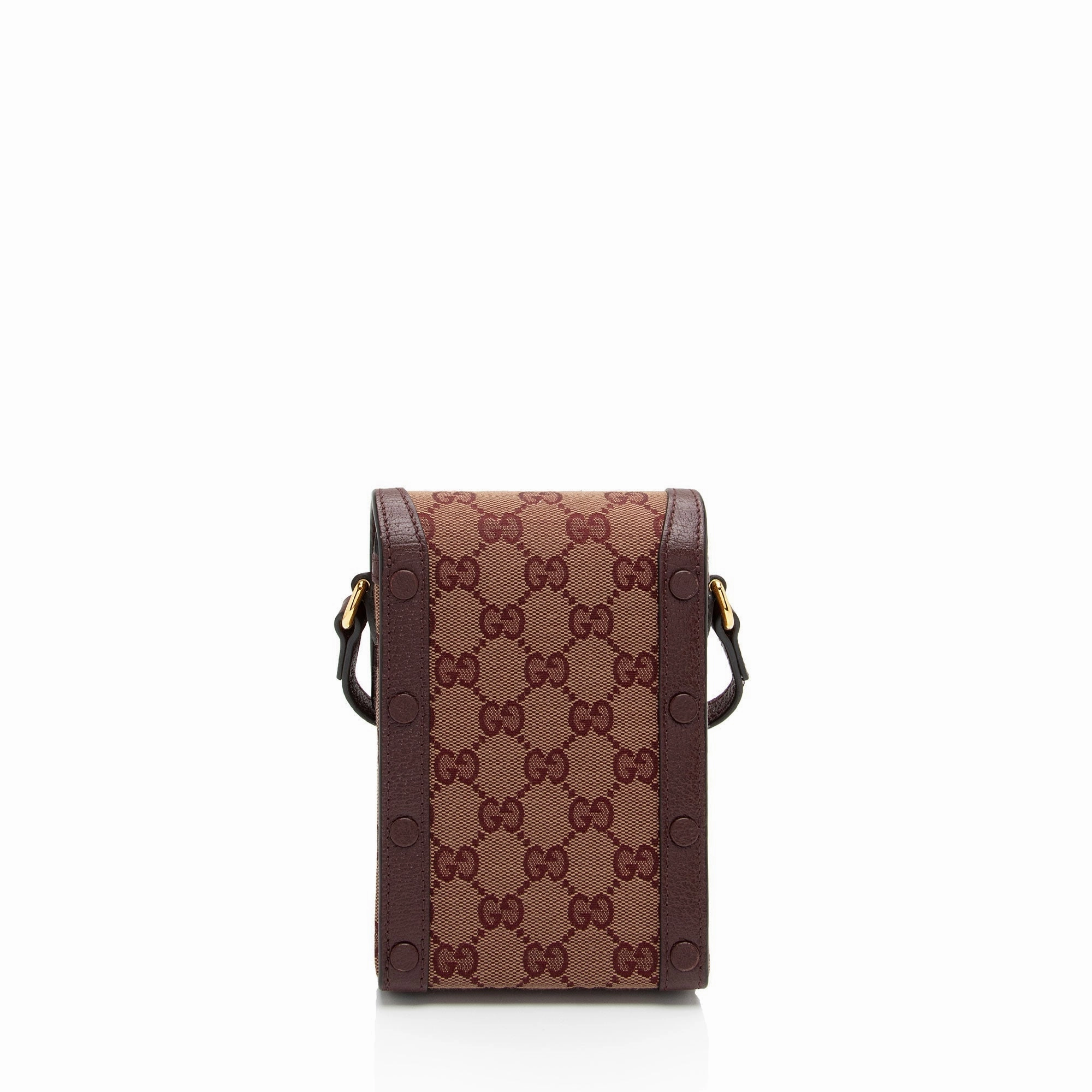 Gucci GG Supreme Horsebit 1955 Vertical Mini Shoulder Bag (SHF-bzUUtz)