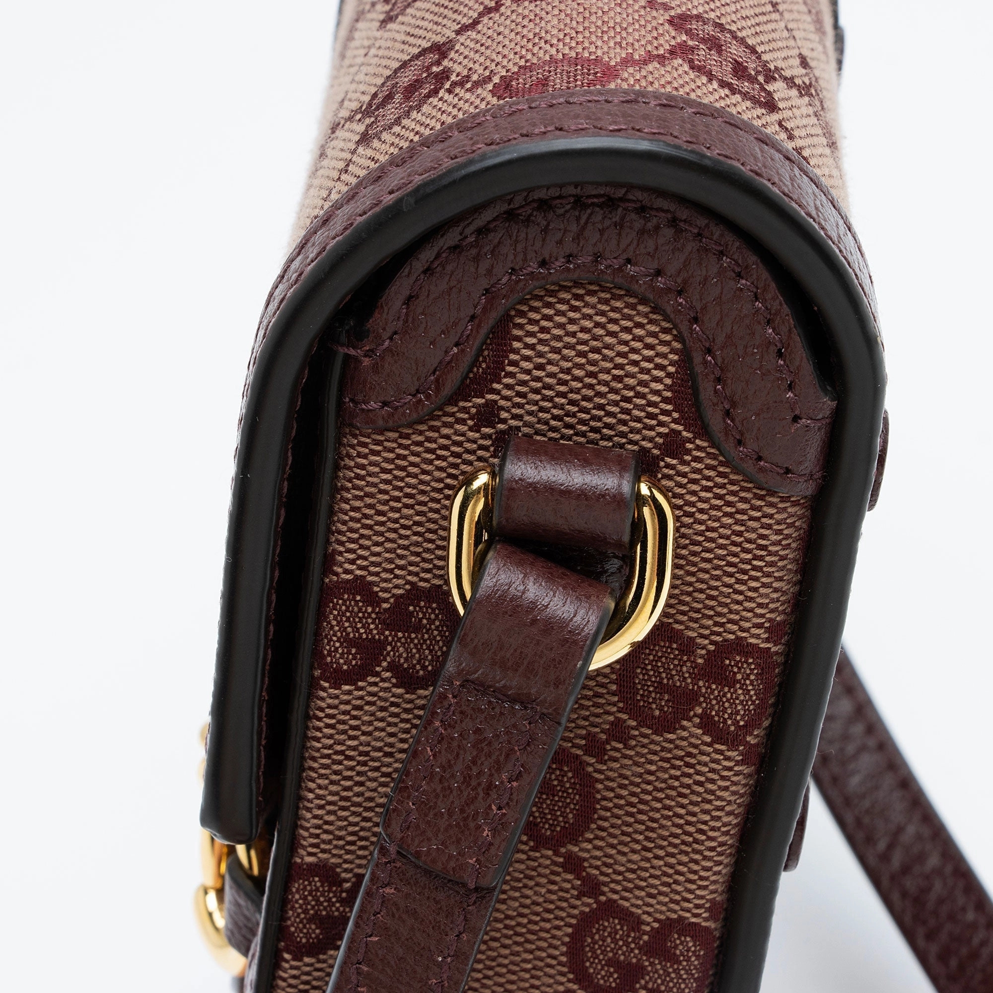 Gucci GG Supreme Horsebit 1955 Vertical Mini Shoulder Bag (SHF-bzUUtz)