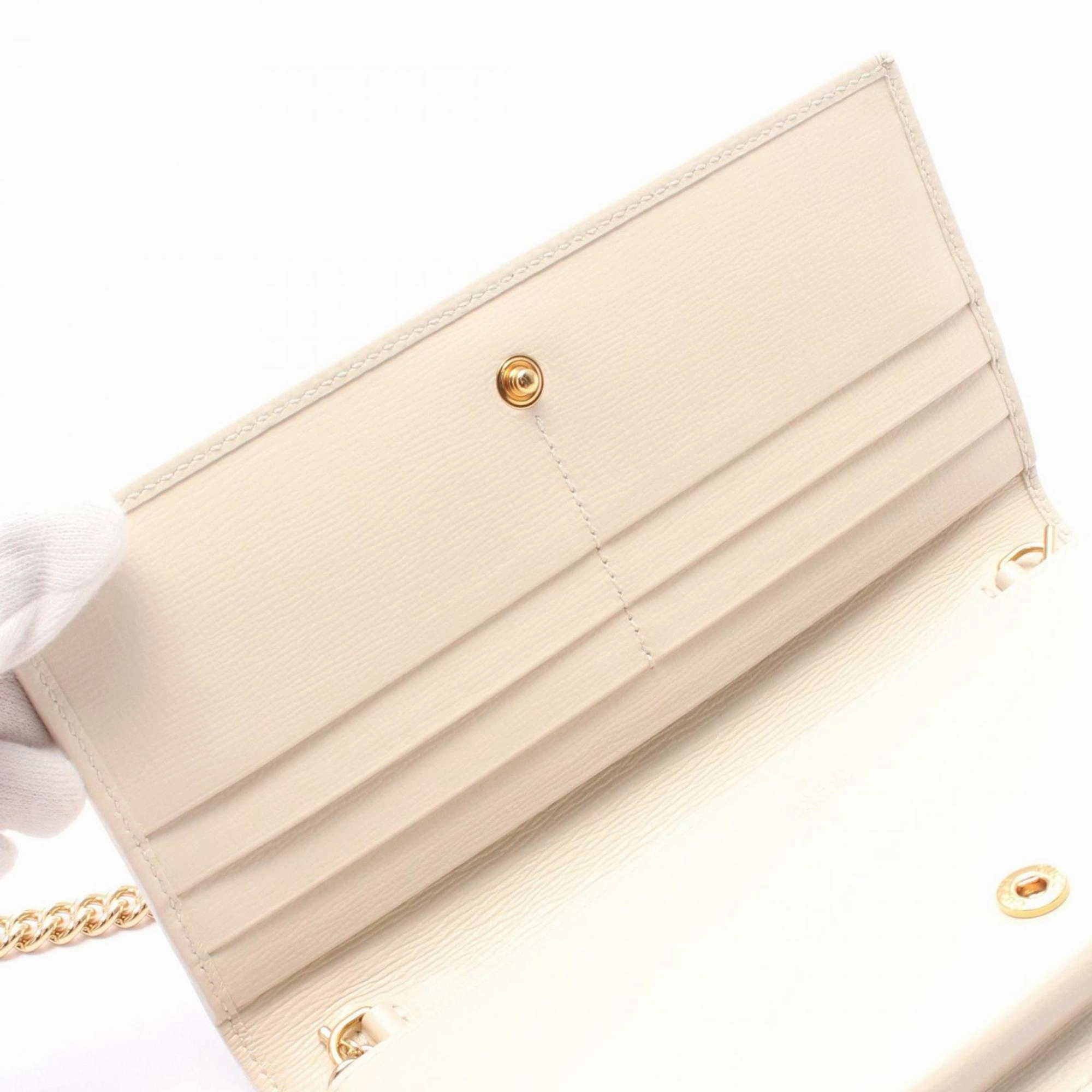 Gucci  Gg Supreme Leather Shoulder Bag (Pre-Owned)