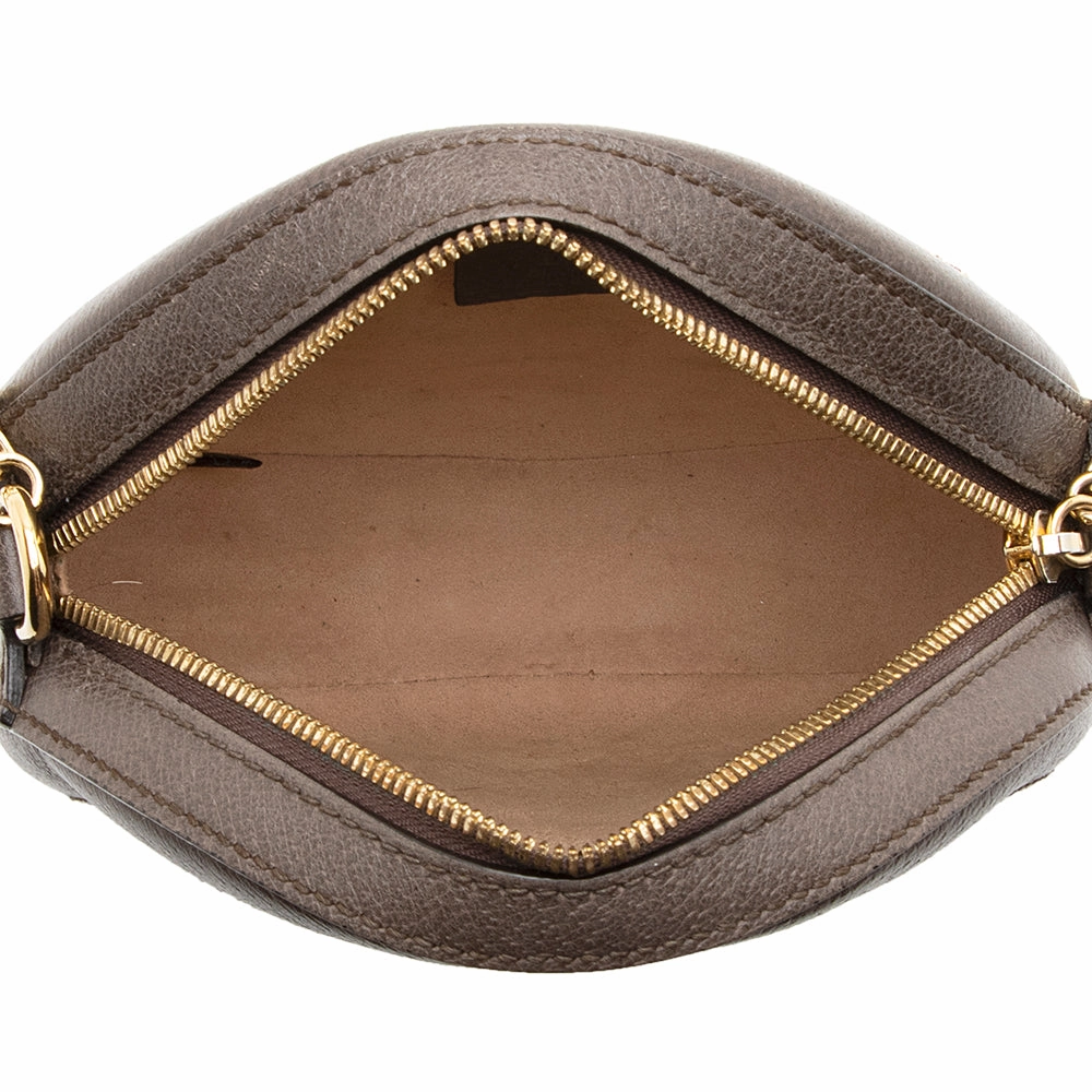 Gucci GG Supreme Ophidia Round Mini Shoulder Bag (SHF-21170)