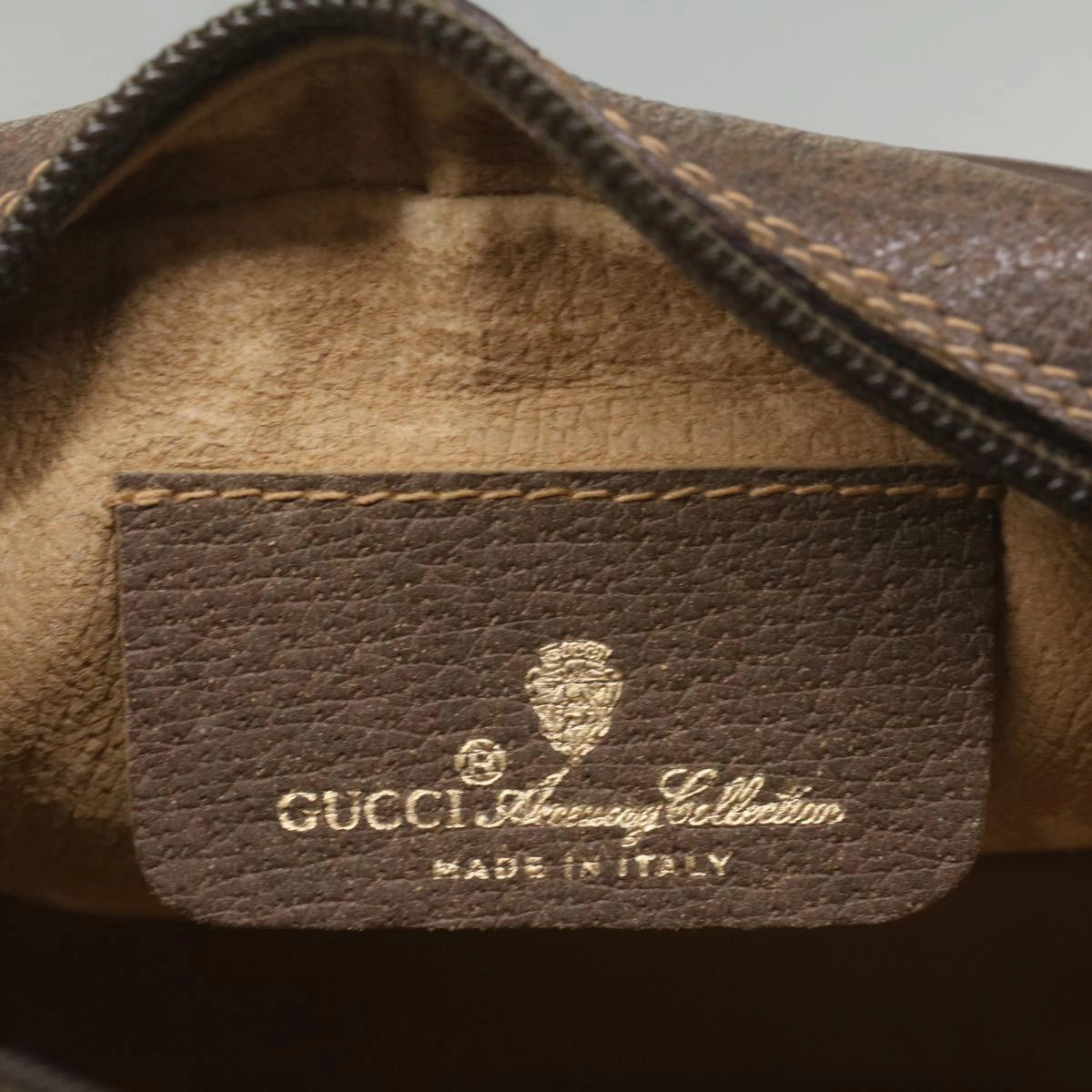GUCCI GG Supreme Web Sherry Line Shoulder Bag Beige Red 156 02 066  ki3606
