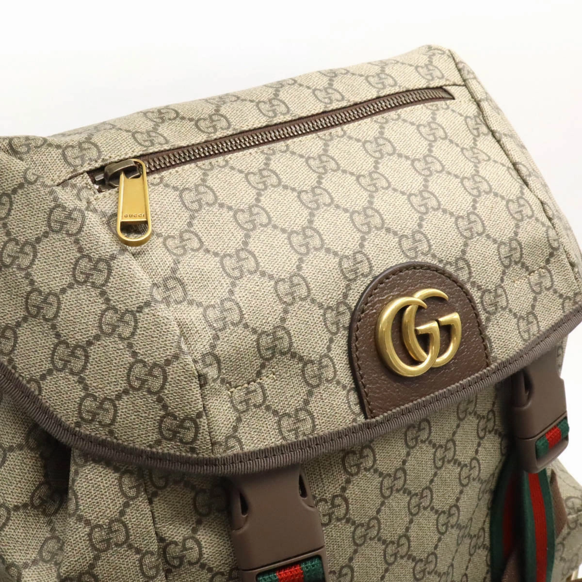 Gucci GG Supreme Web Skateboard Backpack