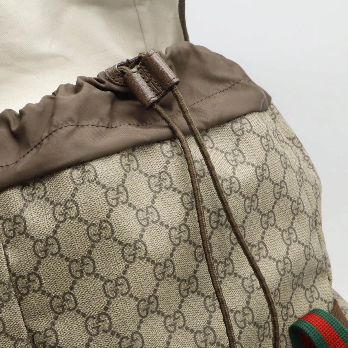 Gucci GG Supreme Web Skateboard Backpack