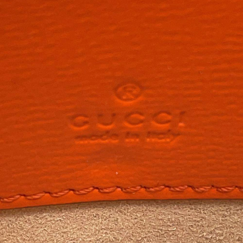 GUCCI Horsebit 2WAY Mini Shoulder Bag Orange726863 Leather