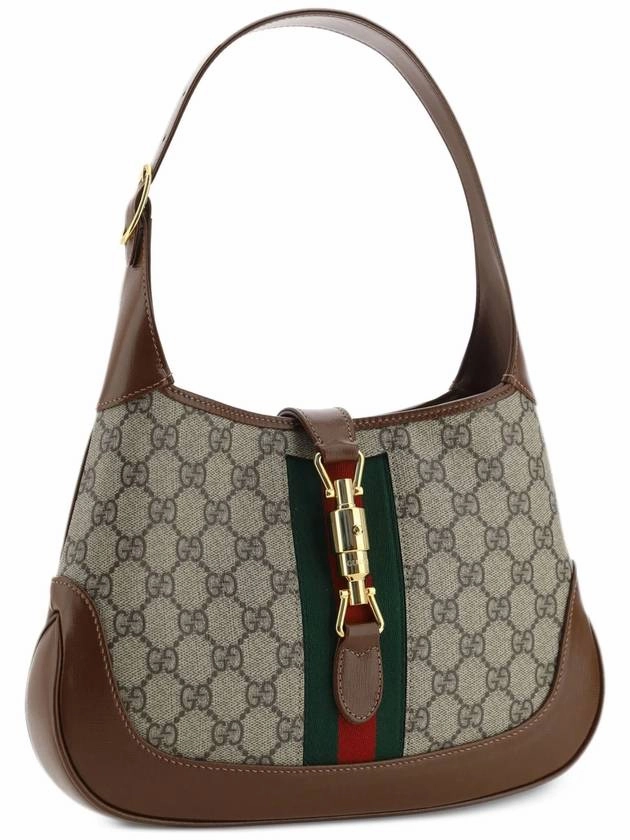 Gucci Jackie 1961 GG Supreme Small Shoulder Bag Brown