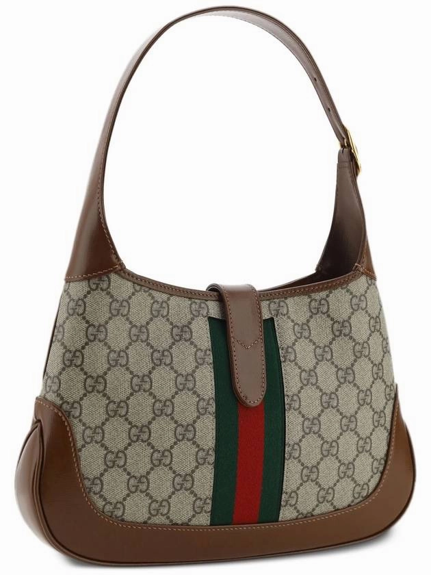 Gucci Jackie 1961 GG Supreme Small Shoulder Bag Brown
