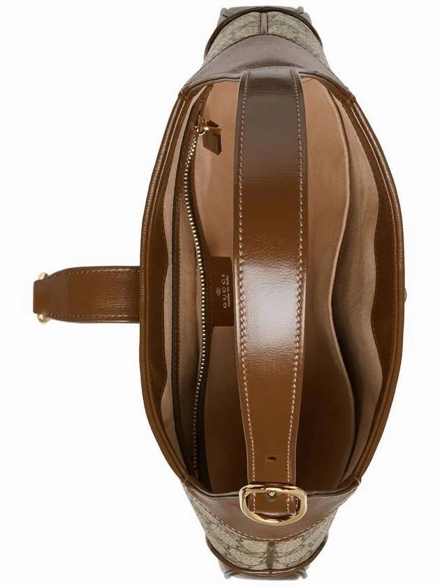 Gucci Jackie 1961 GG Supreme Small Shoulder Bag Brown