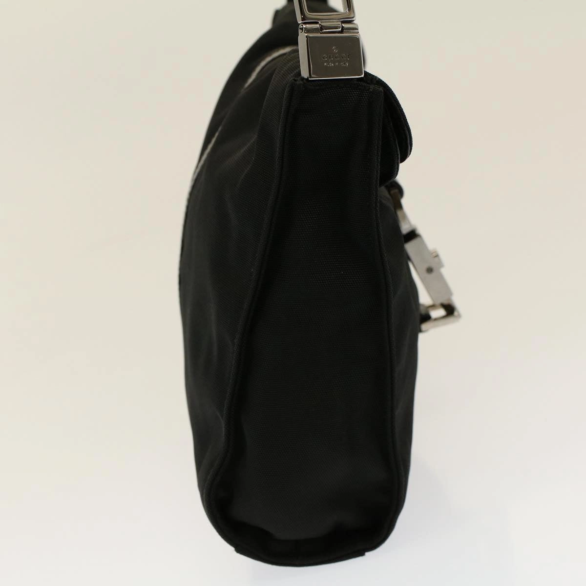 GUCCI Jackie Shoulder Bag Nylon Black  58805