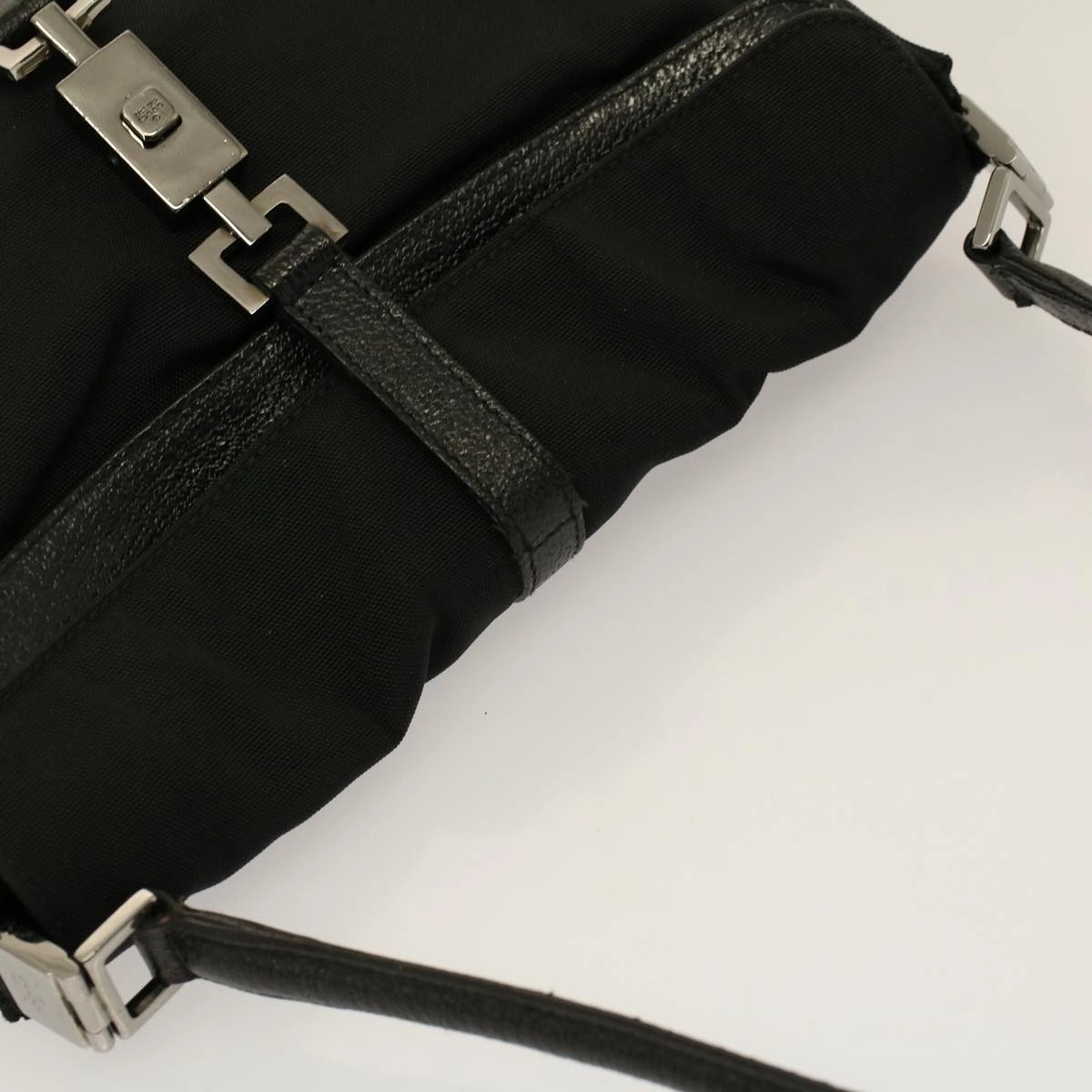 GUCCI Jackie Shoulder Bag Nylon Black  58805