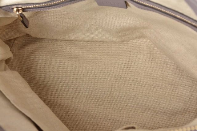 Gucci Leather 2way Tote/Shoulder Bag GG Pattern