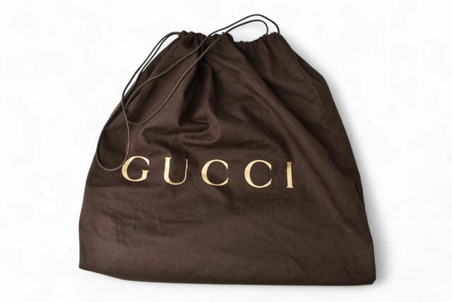 Gucci Leather 2way Tote/Shoulder Bag GG Pattern