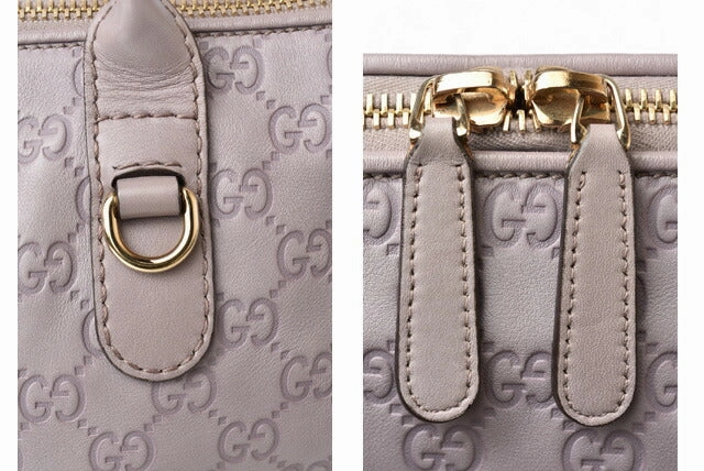 Gucci Leather 2way Tote/Shoulder Bag GG Pattern