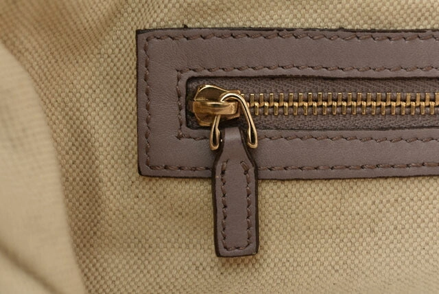 Gucci Leather 2way Tote/Shoulder Bag GG Pattern