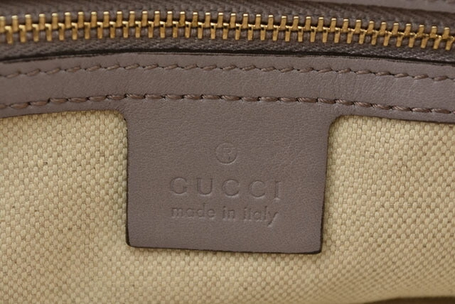 Gucci Leather 2way Tote/Shoulder Bag GG Pattern