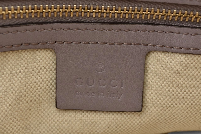 Gucci Leather 2way Tote/Shoulder Bag GG Pattern
