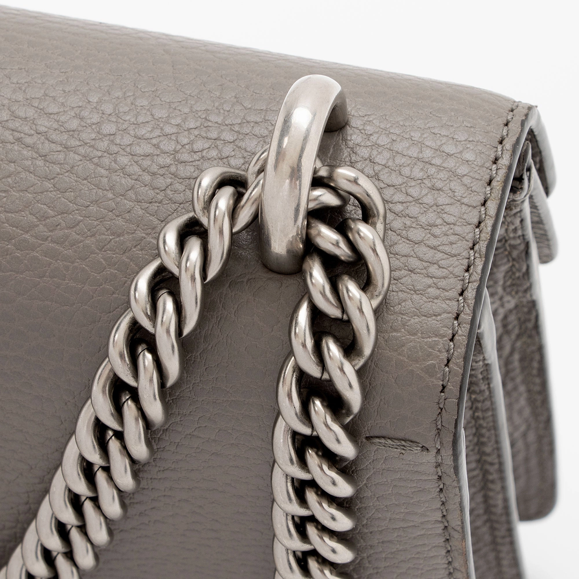 Gucci Leather Crystal Dionysus Small Shoulder Bag (SHF-7IrKBg)