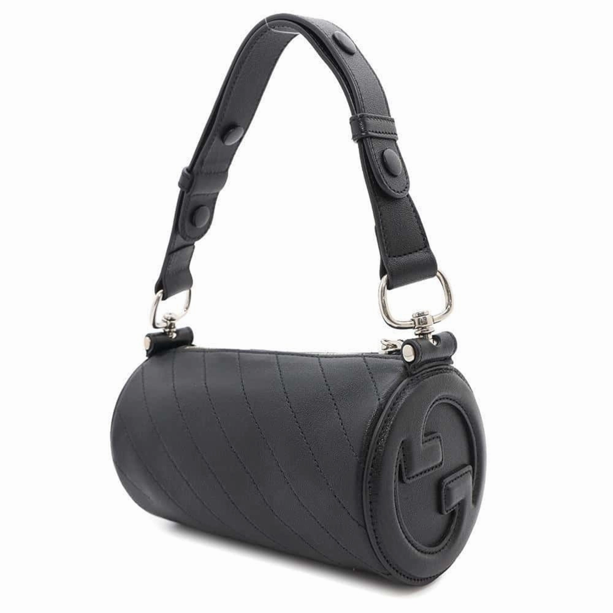 Gucci Leather Handbag Shoulder Bag (Pre-Owned)