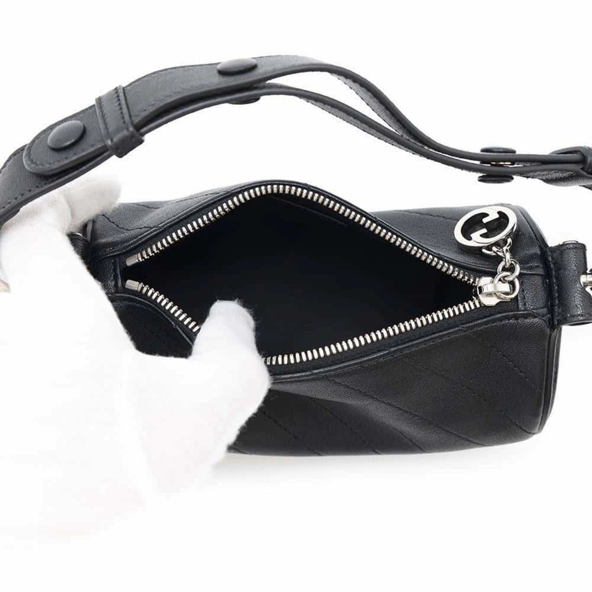 Gucci Leather Handbag Shoulder Bag (Pre-Owned)