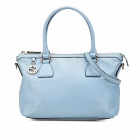 Gucci Leather Handbag Shoulder Bag (Pre-Owned)