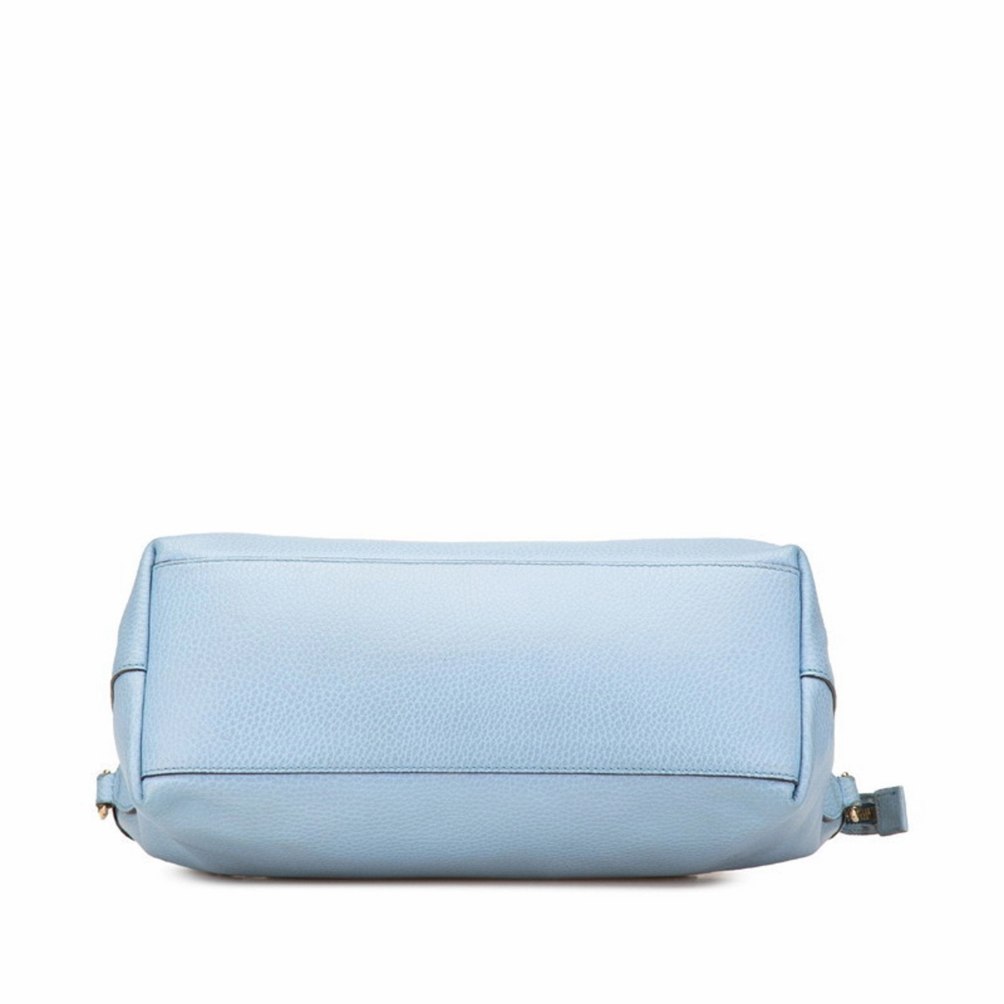 Gucci Leather Handbag Shoulder Bag (Pre-Owned)