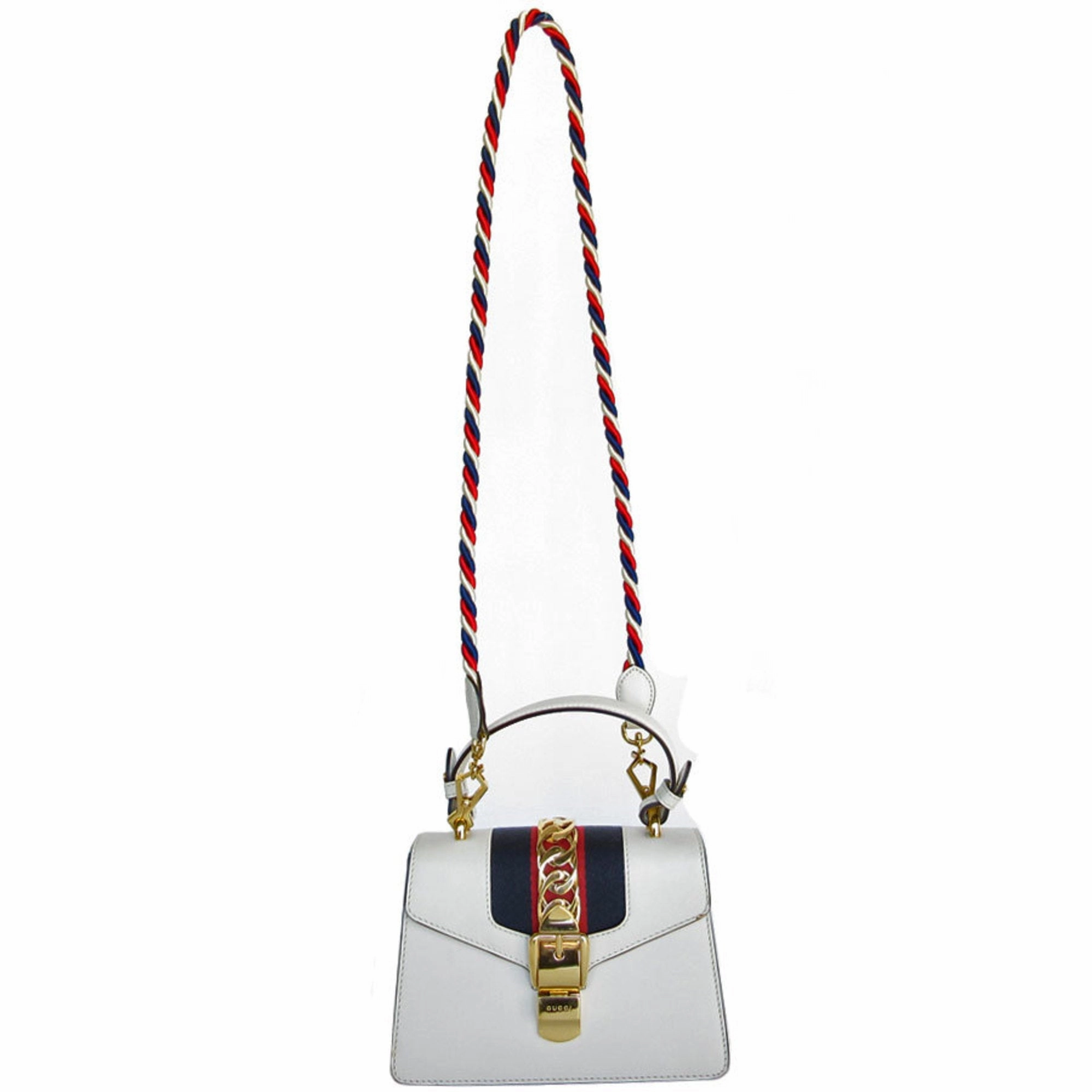 Gucci  Leather Handbag Shoulder Bag (Pre-Owned)