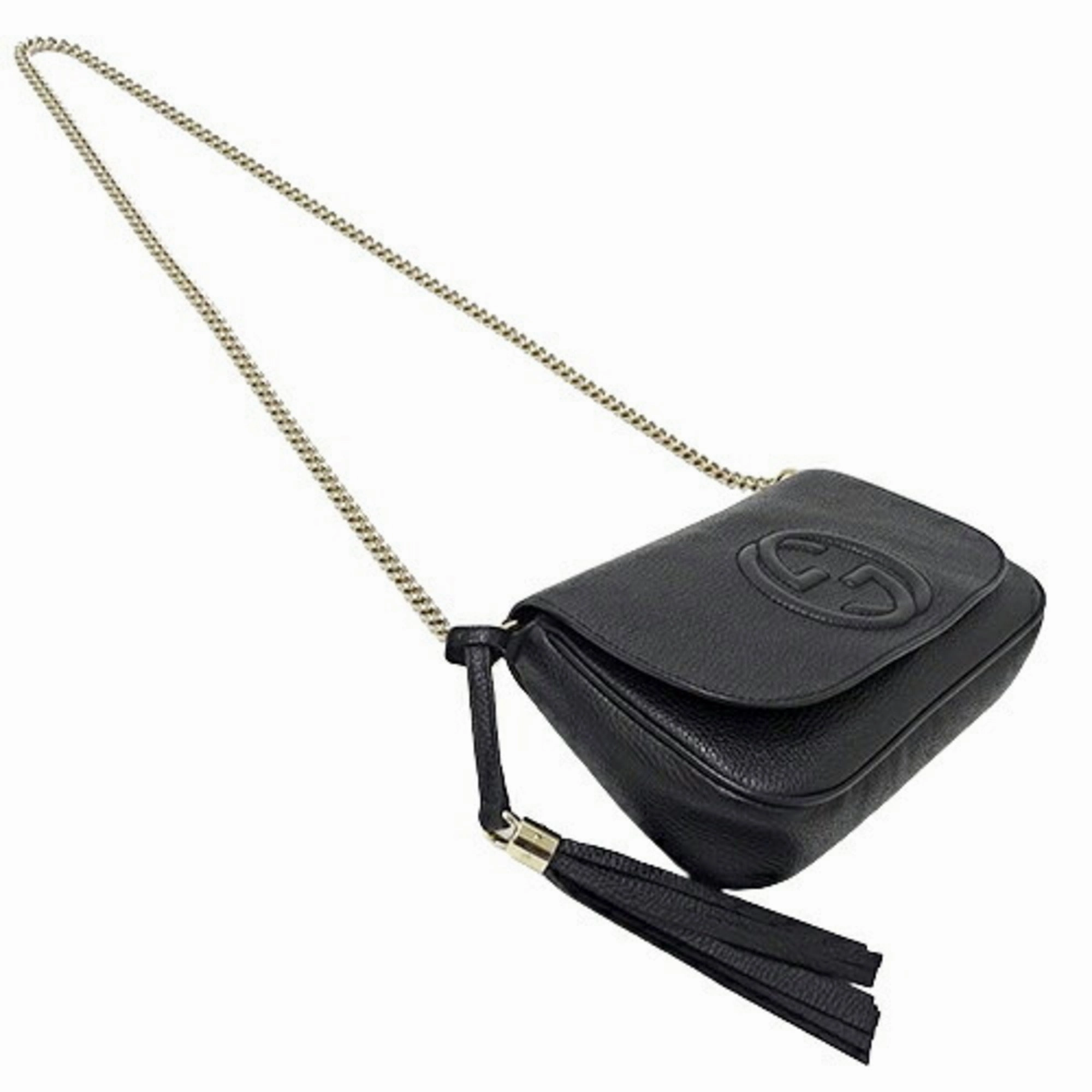 Gucci Leather Shoulder Bag (Pre-Owned)