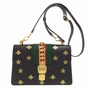 Gucci Leather Shoulder Bag (Pre-Owned)