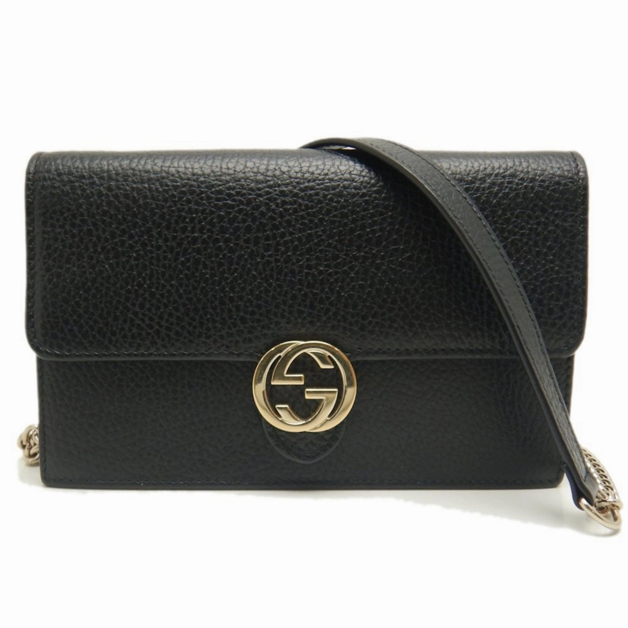Gucci Leather Shoulder Bag (Pre-Owned)