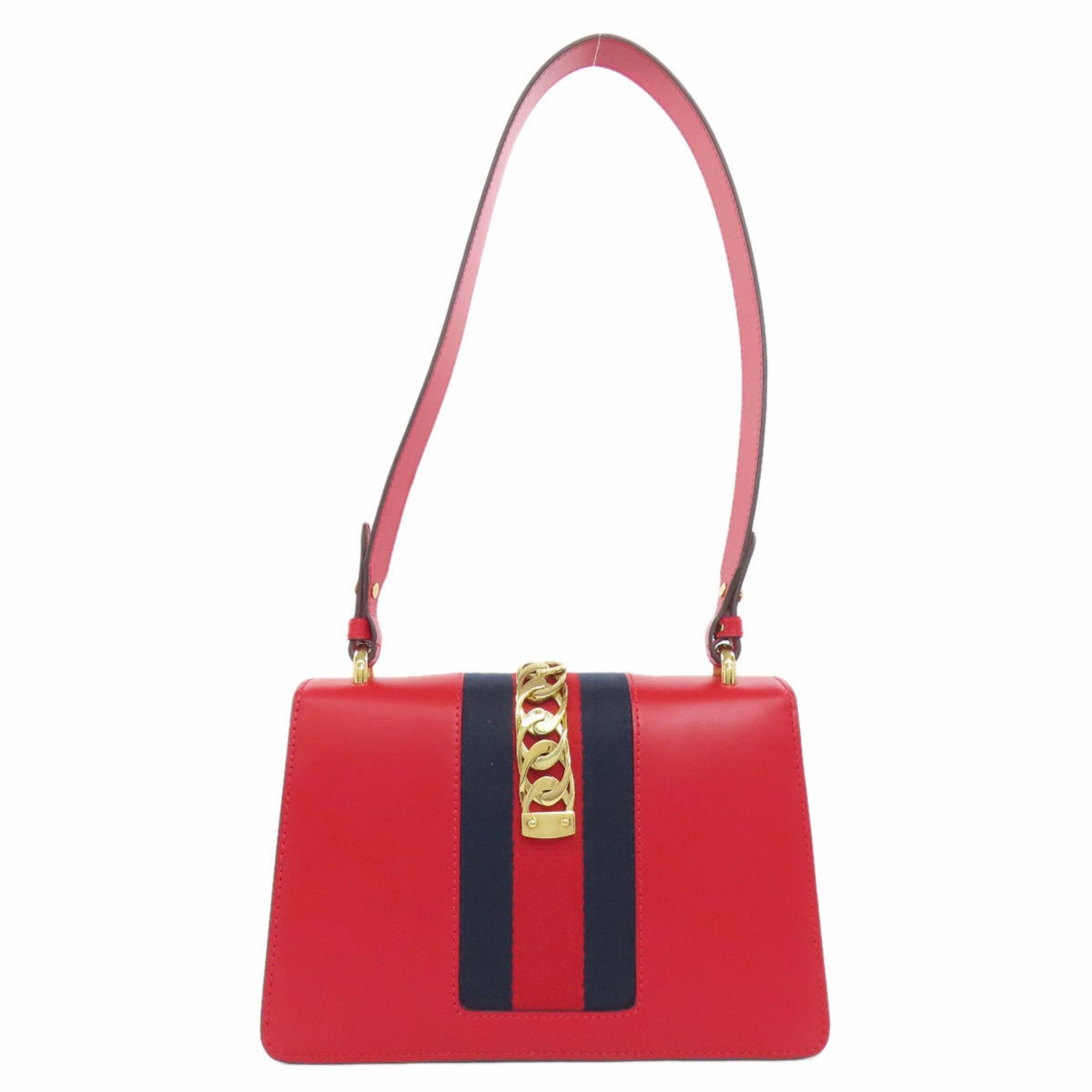 Gucci Leather Shoulder Bag (Pre-Owned)