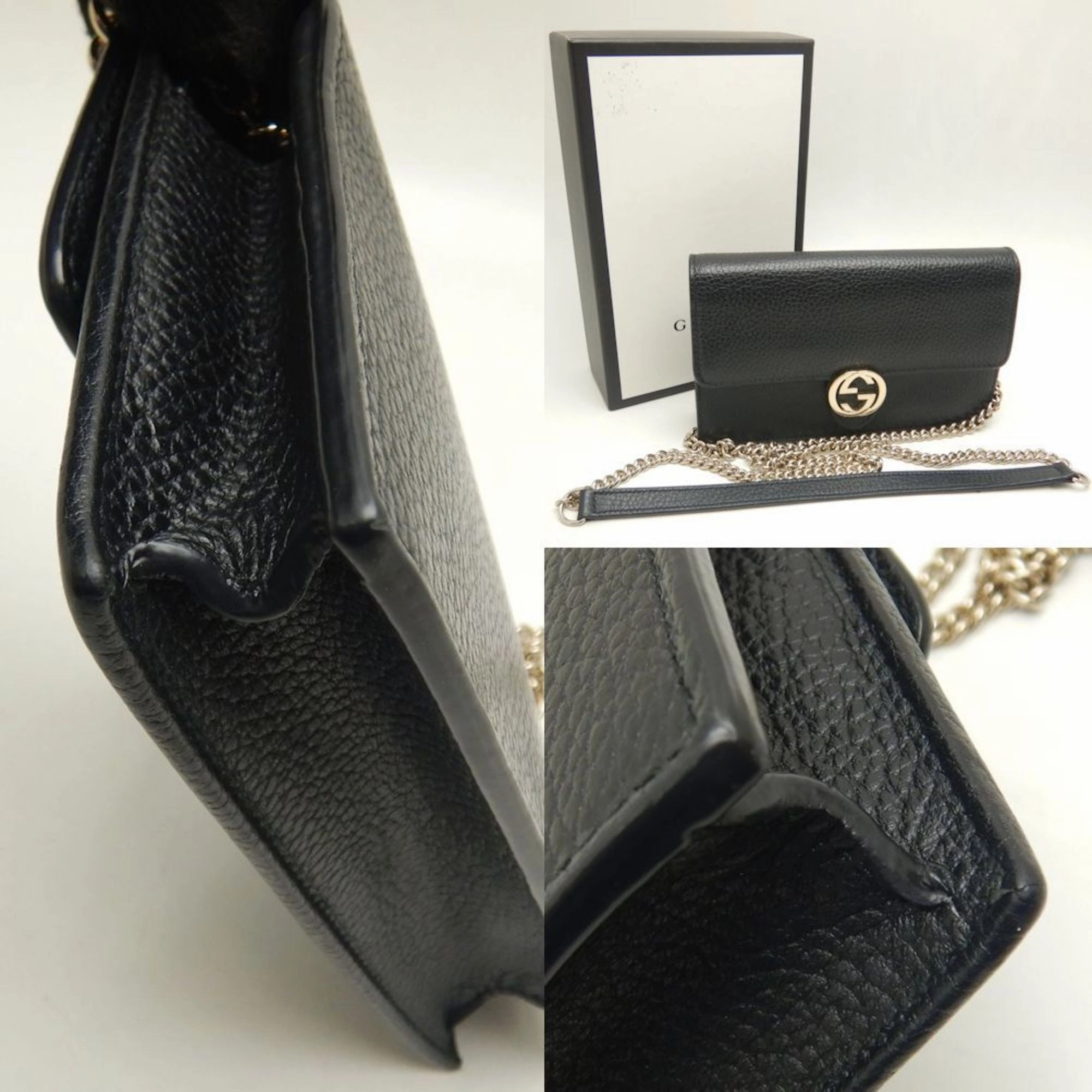 Gucci Leather Shoulder Bag (Pre-Owned)