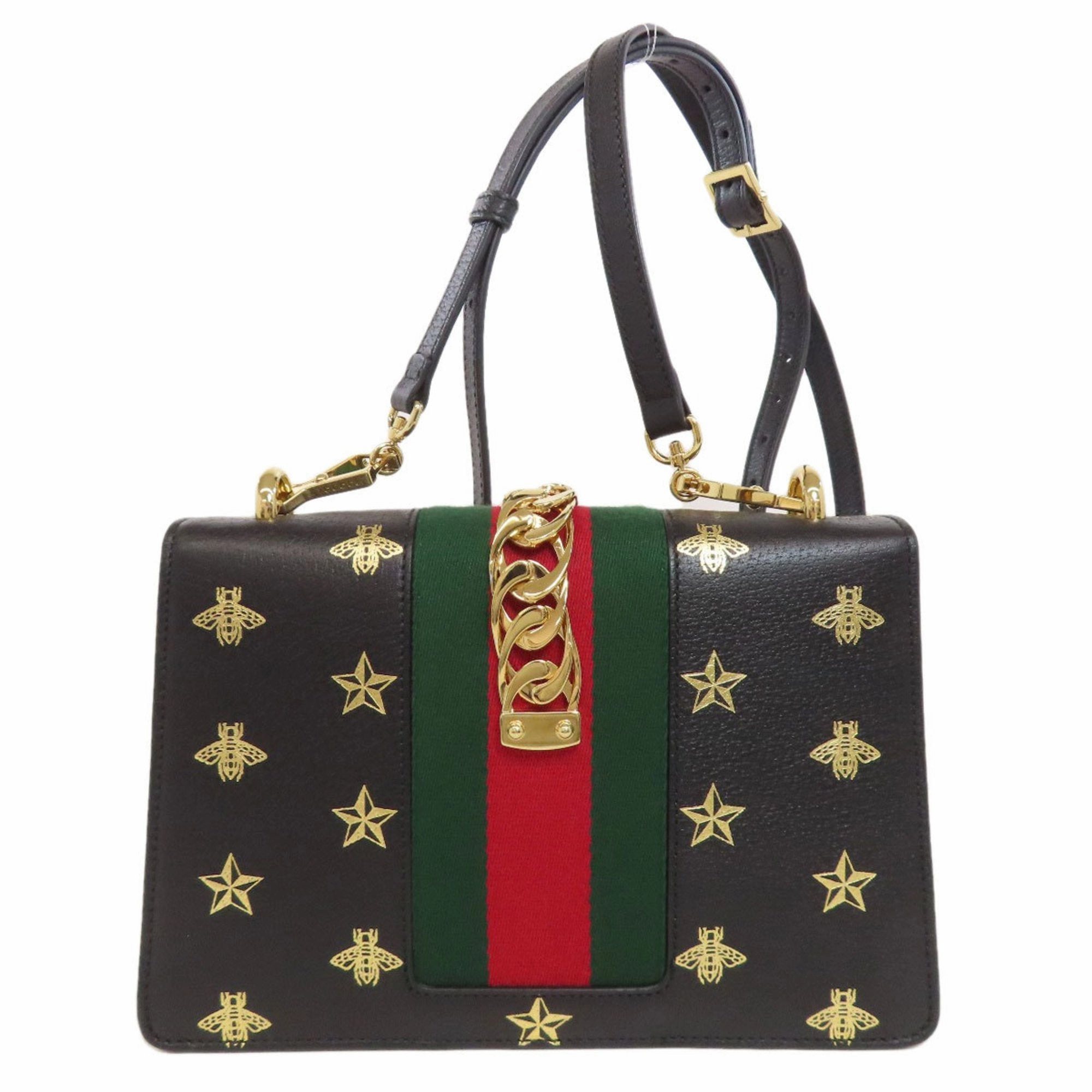 Gucci Leather Shoulder Bag (Pre-Owned)