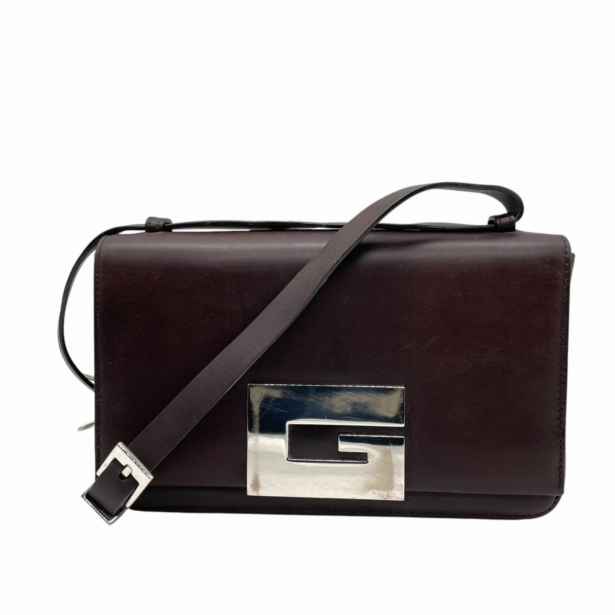 Gucci Leather Shoulder Bag (Pre-Owned)