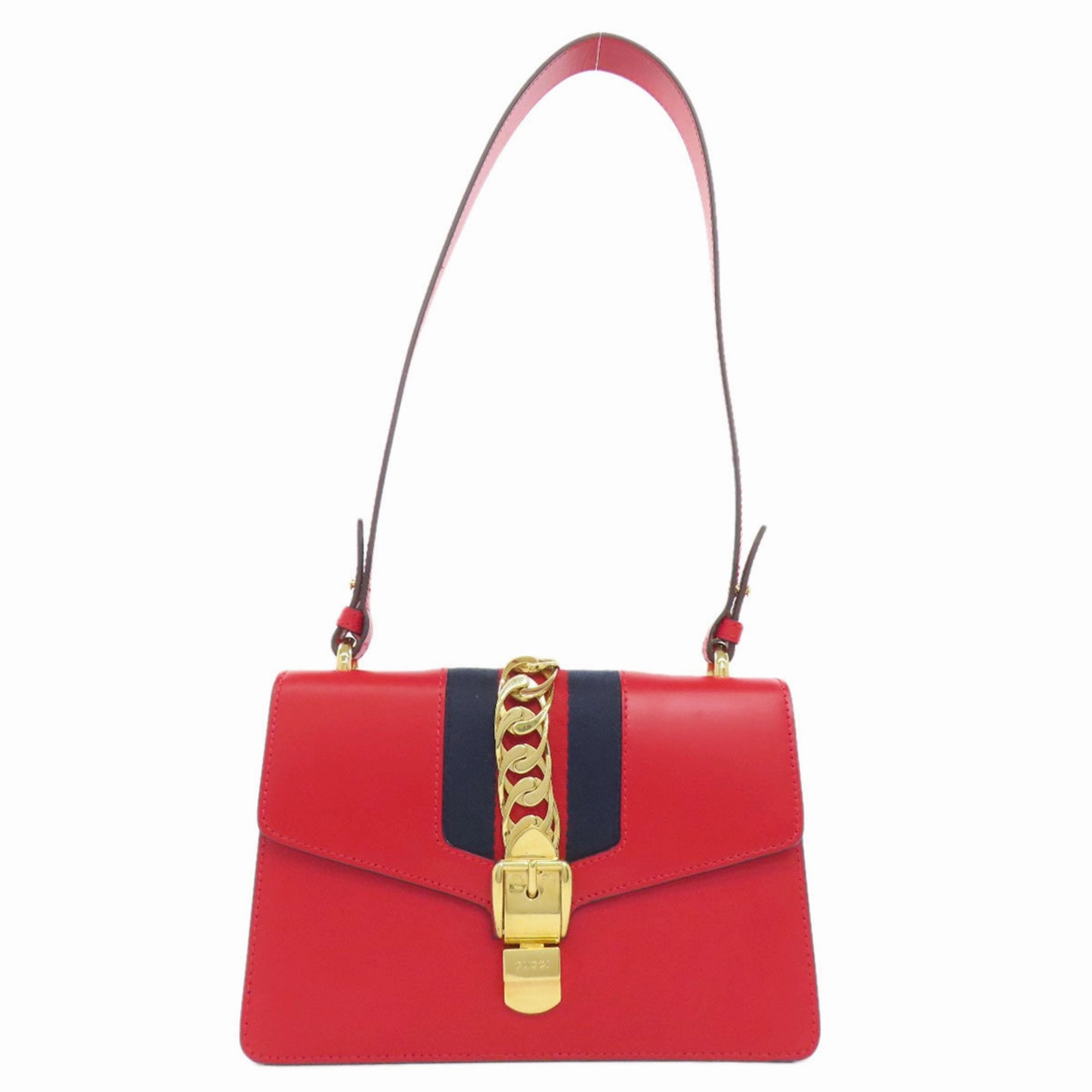 Gucci Leather Shoulder Bag (Pre-Owned)