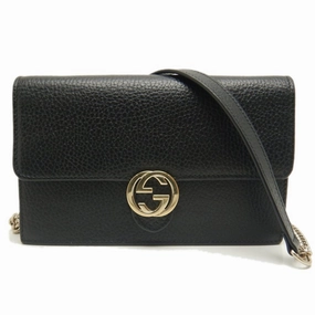 Gucci Leather Shoulder Bag (Pre-Owned)